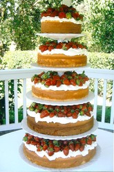 ovocný svatební dort